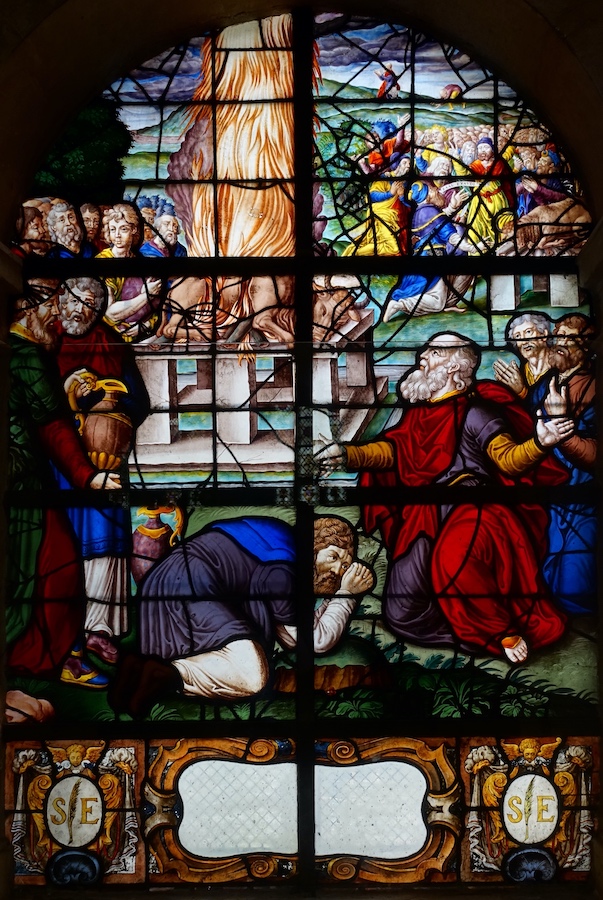Le sacrifice d'Élie.<br>Eglise Saint Etienne du Mont - Paris (5)