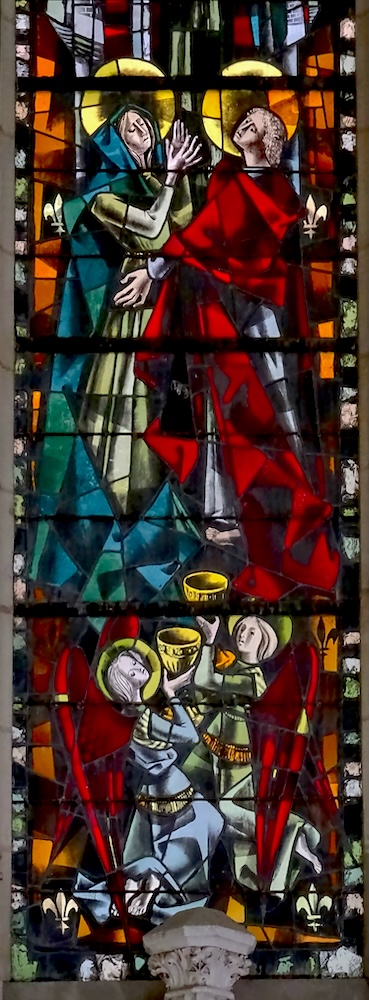 Marie et Saint Jean au pied de la croix