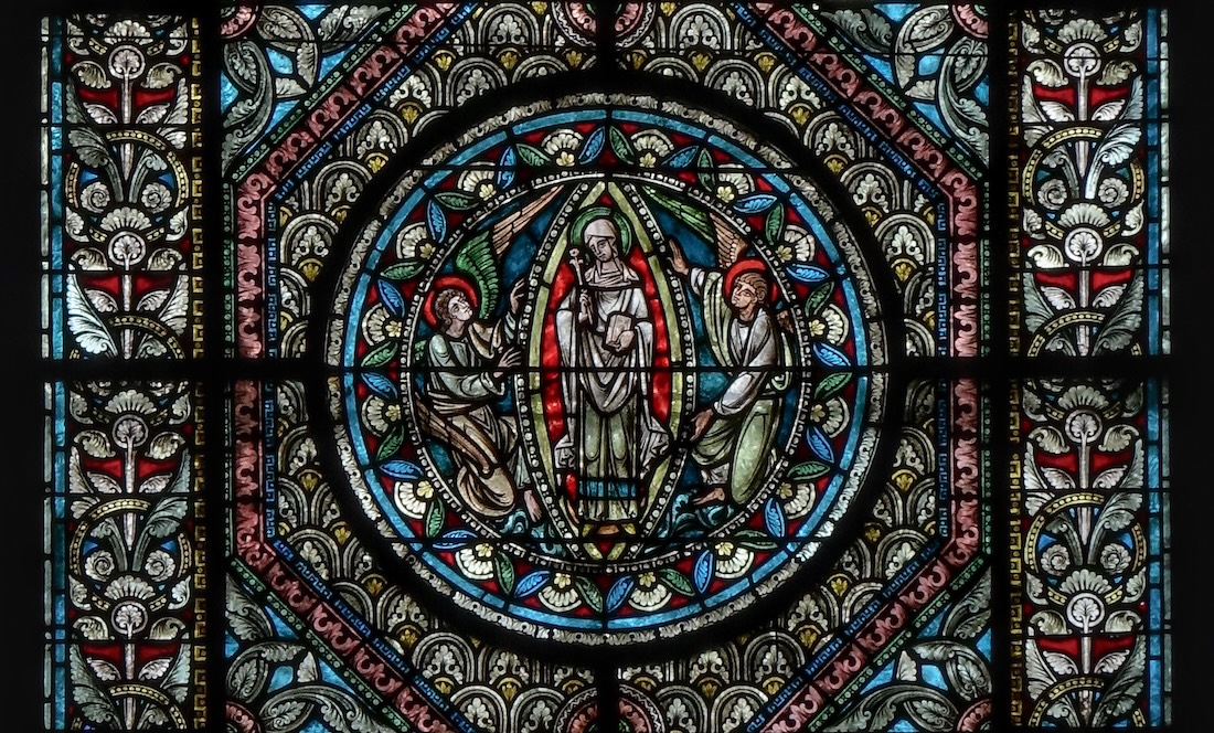 Vitrail de la Vierge