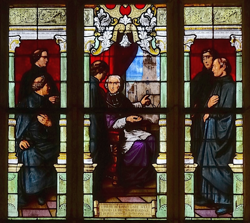 l'évêque de Vannes confie aux jésuites la direction du pélerinage et du petit séminaire de Sainte Anne (1845)
