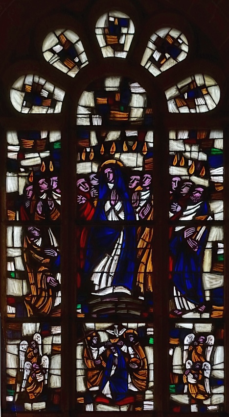 la pentecôte (couronnement de la Vierge)
