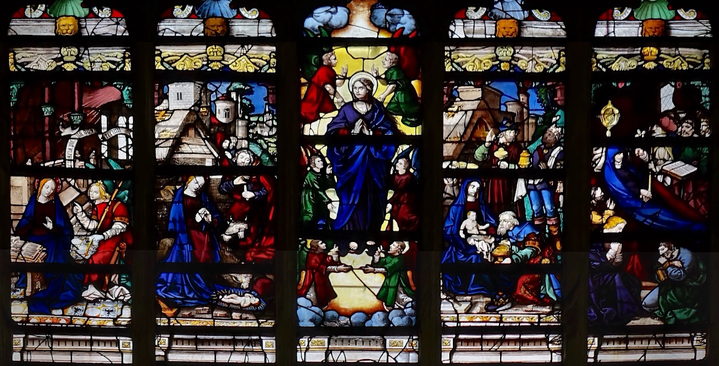 [6] l'annonciation [7] la natvité [8] l'assomption de la Vierge [9] l'adoration de mages [10] la dormition de la Vierge