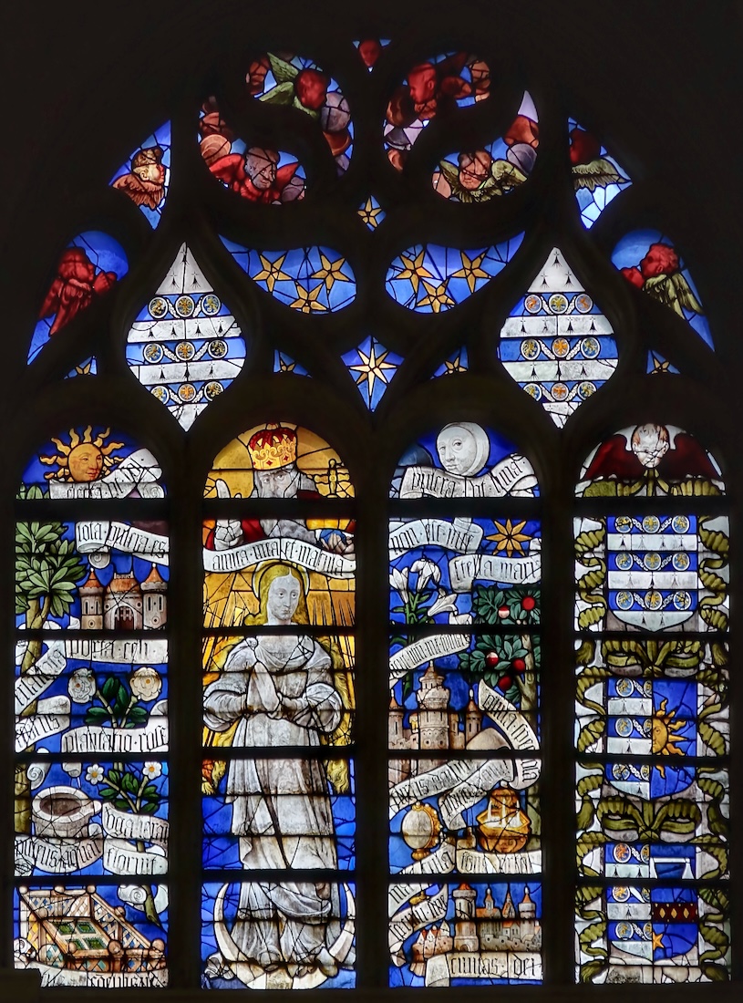 baie 213 l'immaculée conception et les litanies de la Vierge (attribué à Nicolas Pinaigrier, vers 1586)