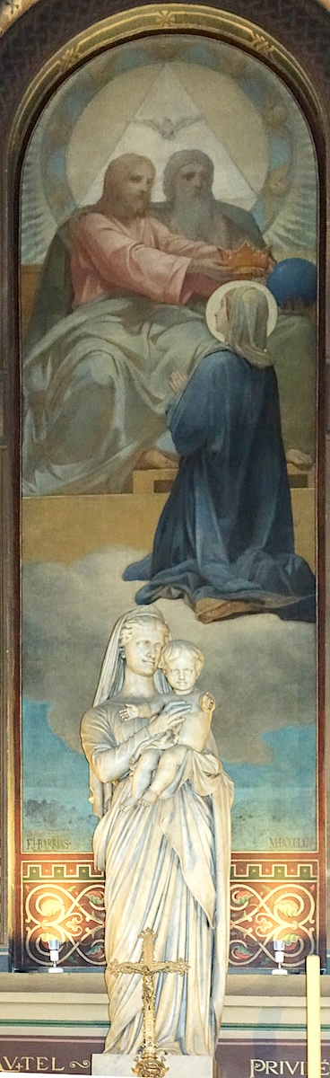 le couronnement de la Vierge