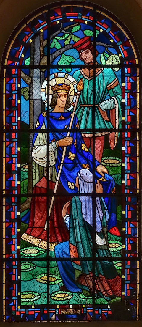 St Louis rendant la justice