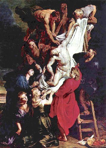 Rubens : descente de croix (Anvers)