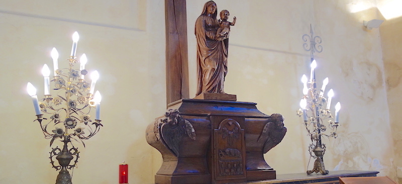 Vierge à l'enfant - Maître autel