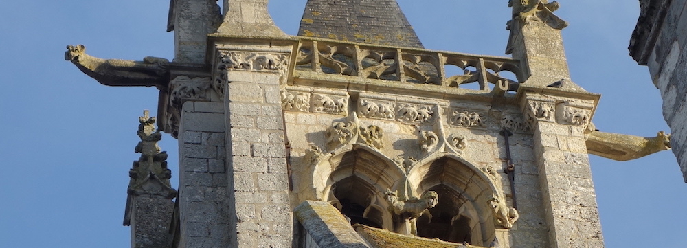 le clocher - Eglise Notre-Dame de la Nativité - Moret-sur-Loing 77