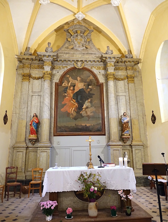 maître-autel - Eglise Notre-Dame de l'Assomption - Nanteau-sur-Lunain 77