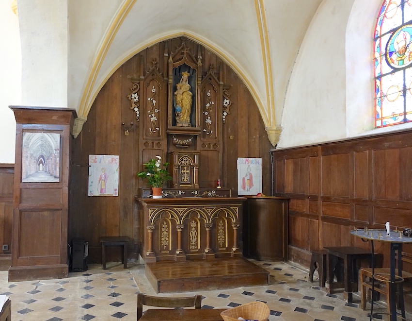 Chapelle de la Vierge - Eglise Saint Martin - Villecerf 77