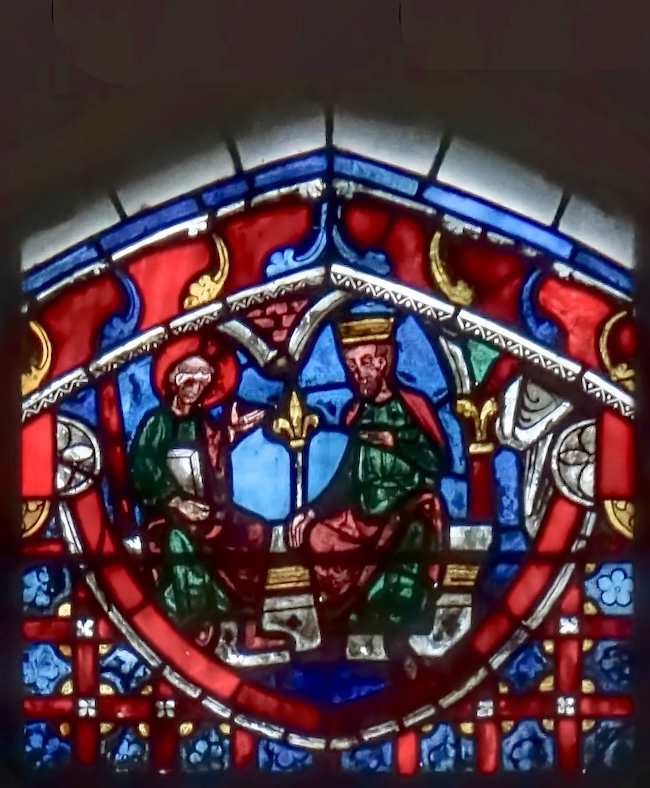 [19] St Mammès et le roi sous une arcade