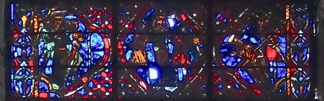 [10] Arrestation de l'impératrice [11] deux bourreaux lui tenaillent les seins [12] l'impératrice est achèvée à coups de lance