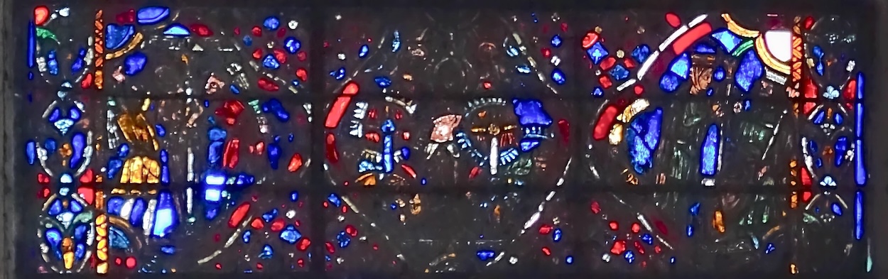 [7] Flagellation de Sainte Catherine [8] Catherine subit le supplice de la roue [9] l'impératrice intercède en sa faveur