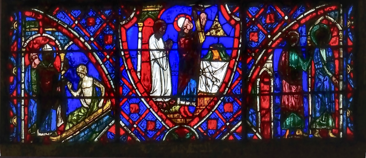 [1] Saint martin opérant une résurrection [2] Messe de Saint Martin [3] Saint Martin et un disciple