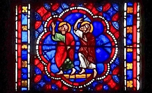 [6] Deux apôtres à l'ascension