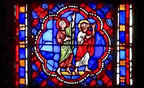 [4] Deux apôtres à l'ascension