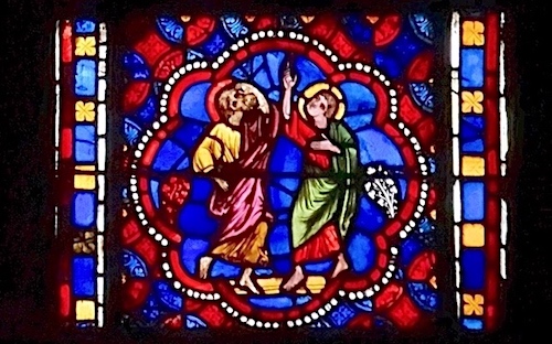 [2] Deux apôtres à l'ascension