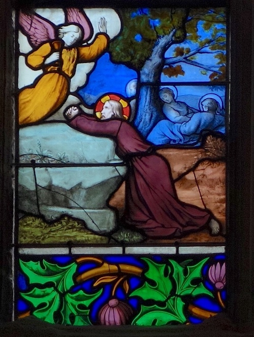 [1] Jésus au mont des oliviers. - Cathédrale Saint Corentin - Quimper 29