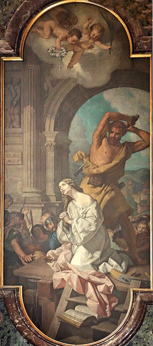 le martyre de Ste Catherine<br>Eglise Saint Roch - Paris (1)