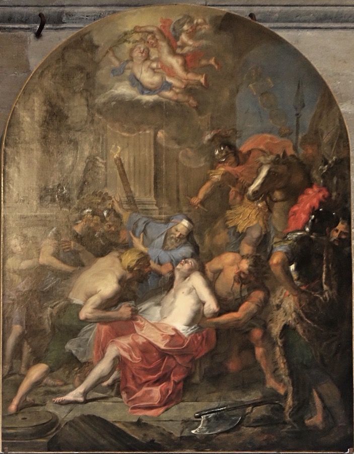 Martyre de Saint Denis<br>Chapelle St Louis de la Salpétrière - Paris (13)