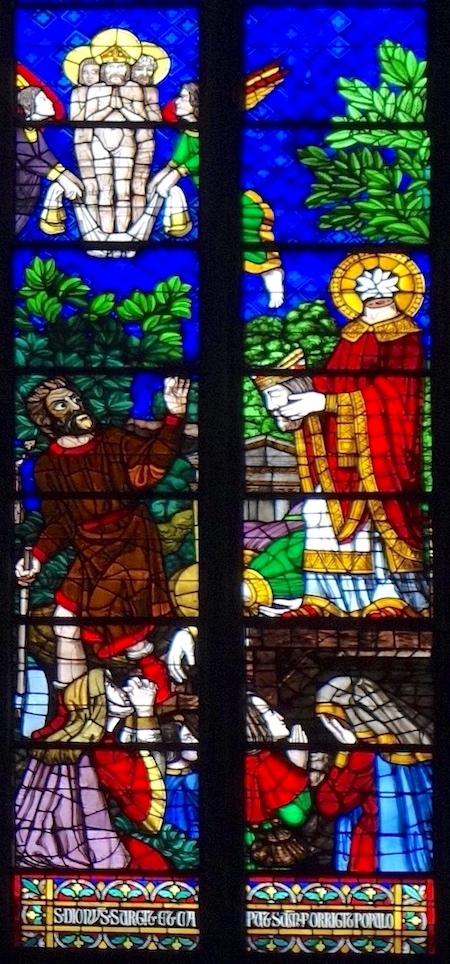 Denis marche sous les yeux de son bourreau<br>Basilique St Denis - Saint Denis 93