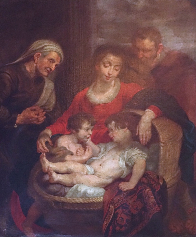 Elisabeth, Marie, Jean-Baptiste et Jésus enfants<br>Eglise Notre-Dame - Versailles 78