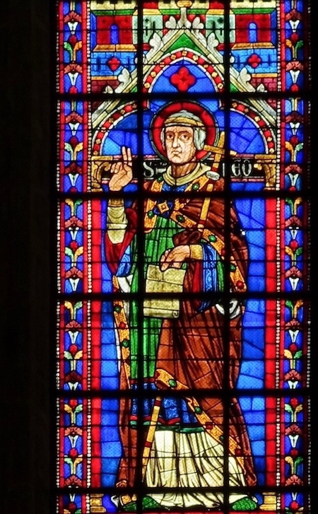 [7] Saint-Léon tenant la bulle de canonisation de Saint-Gérard 