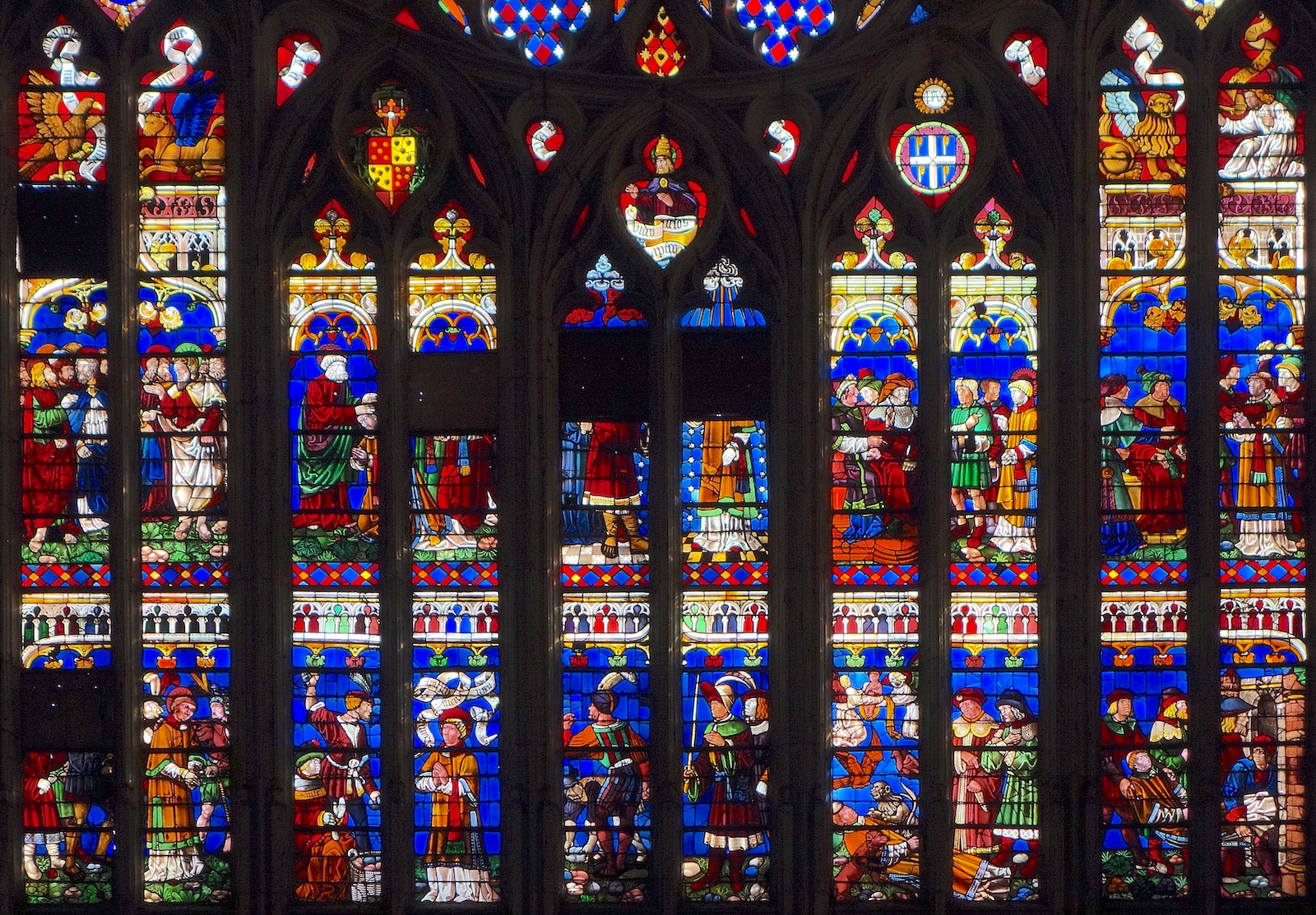 Vitrail de la Vie de Saint Etienne - Cathédrale Saint Etienne - Sens 89
