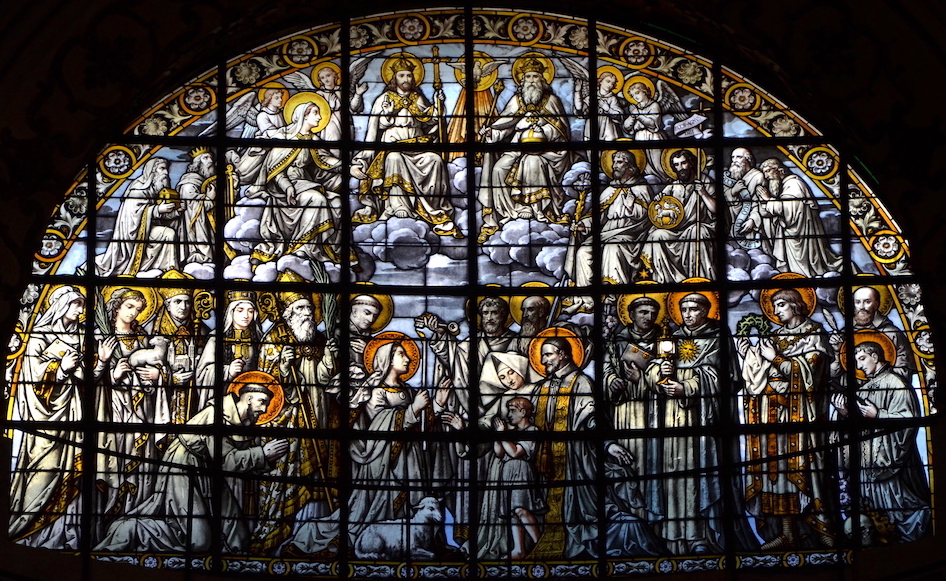 La trinité entourée de tous les saints<br>Eglise Saint Thomas d'Aquin - Paris (7)