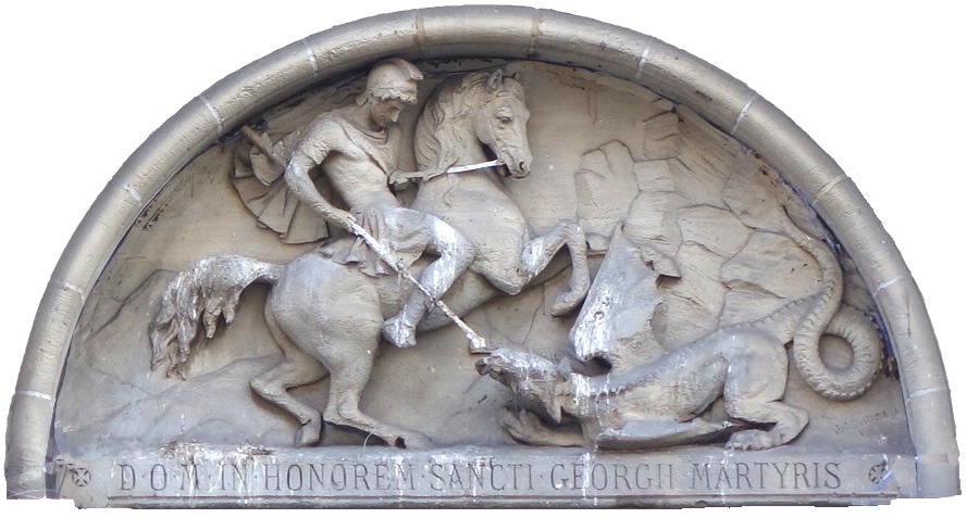 Portail de l'église Saint Georges de la Villette - Paris (19) 