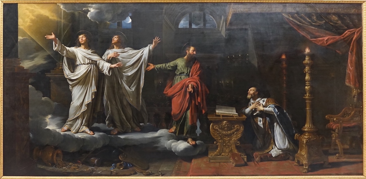 Apparition de saint Gervais et de saint Protais à saint Ambroise