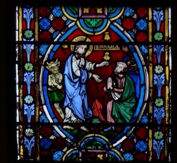 [6] Saint Jacques et le magicien Hermogène<br>Cathédrale St Etienne - Meaux 77