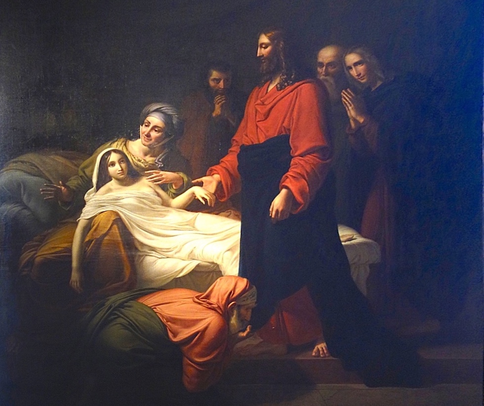 Jésus ressucite la fille de Jaïre - Eglise Saint Roch - Paris (1)