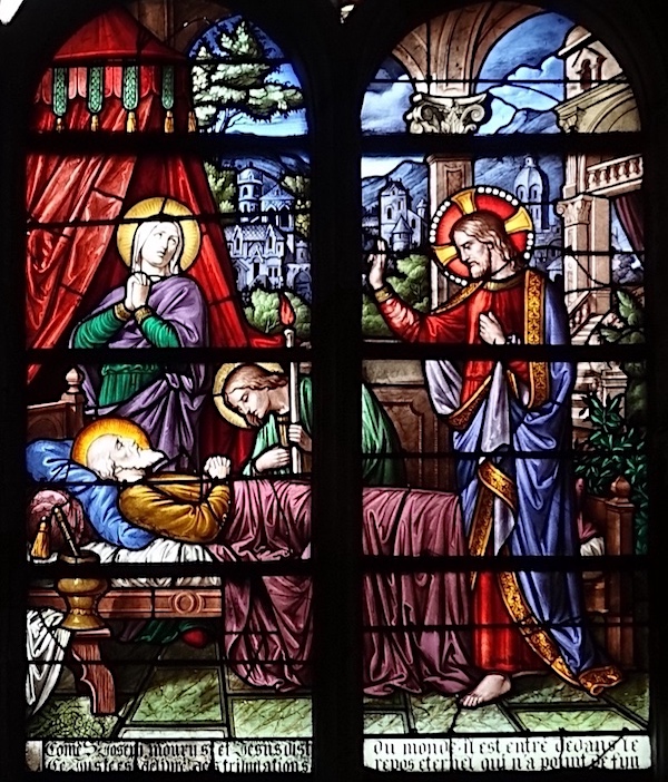 [4] La mort de Joseph. - Cathédrale Saint Maclou - Pontoise 95