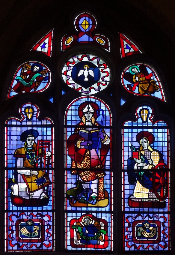 Saint Laurent, Saint Germain, Sainte Catherine<br>Eglise Saint Germain de Charonne - Paris (20)