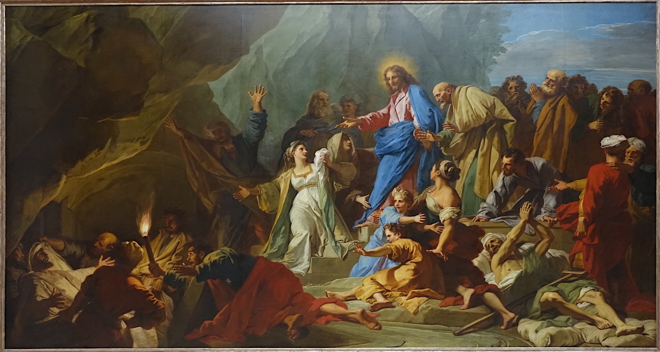 La résurrection de Lazare (Jean Jouvenet 1706) - Musée du Louvre