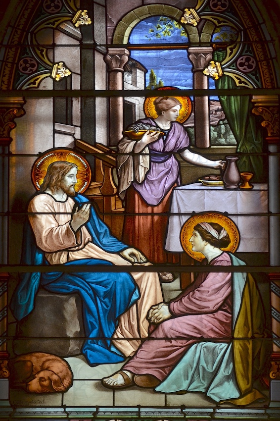 Jésus chez Marthe et Marie<br>Eglise Saint Saturnin - Nogent-sur-Marne 94