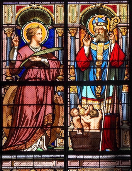 Ste Catherine et St Nicolas<br>Eglise Ste Madeleine - Montargis 45