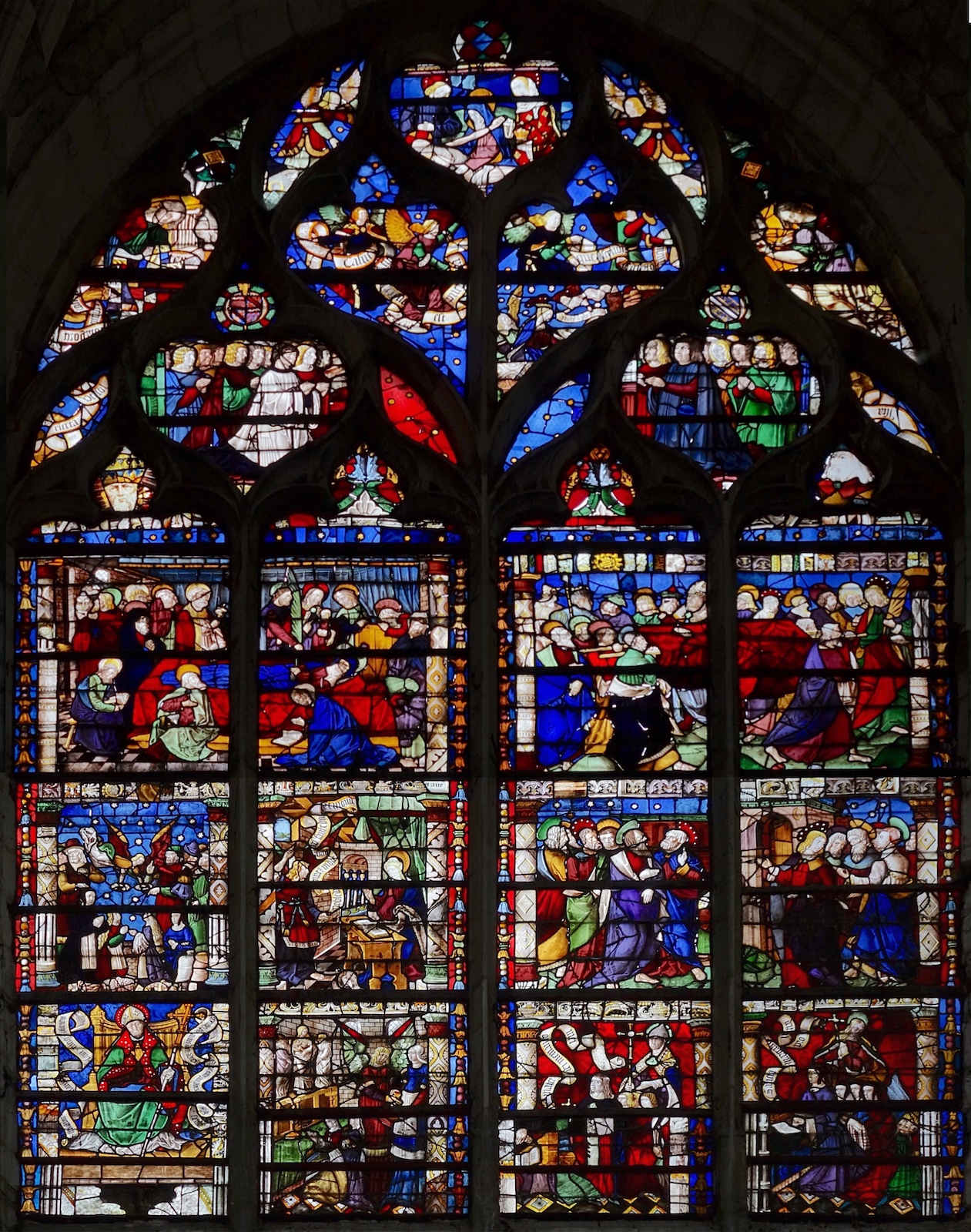 Vitrail de la passion du Christ - Eglise Saint Nizier - Troyes 10