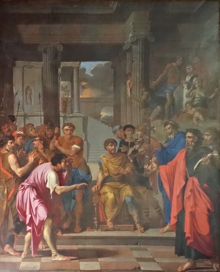 Paul rend aveugle le faux prophète Bar-Jésus et convertit le proconsul Sergius<br> Cathédrale Notre-Dame - Paris (4)