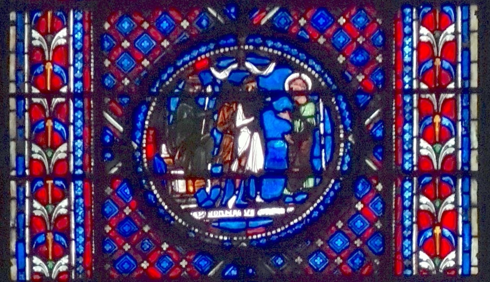 [4] saint Pierre et Simon le magicien devant Hérode.