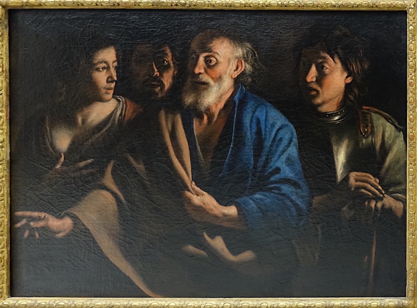 Le reniement de St Pierre (Mathieu Le Nain Vers 1648) - Musée du Louvre