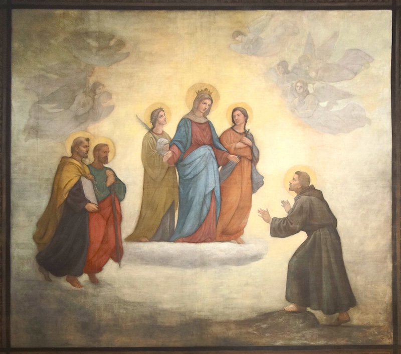 La Vierge Marie, Sainte-Thècle et Sainte Agnès visitent Saint-Martin<br>Eglise Saint Martin des Champs - Paris (10)