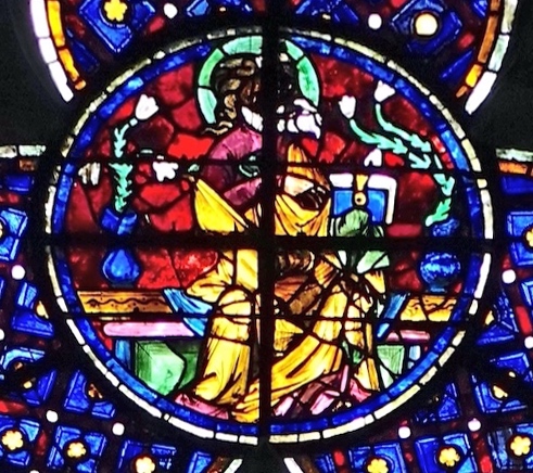 Abraham et ses deux rameaux : Isaac et Ismaël - Cathédrale Saint Etienne - Sens 89