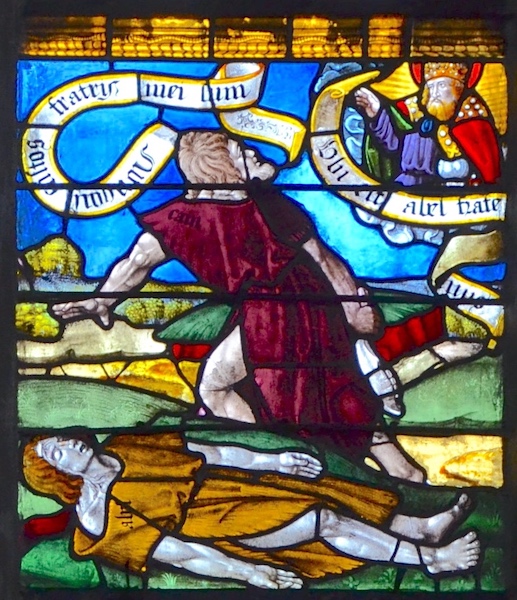 Abel est tué par Caïn<br>Eglise Sainte Madeleine - Troyes 10