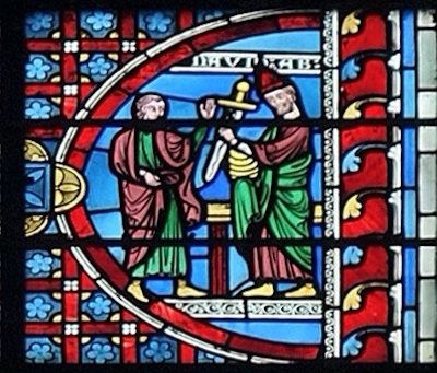 [12] David et Abimelech<br>Cathédrale Saint Etienne - Auxerre 89