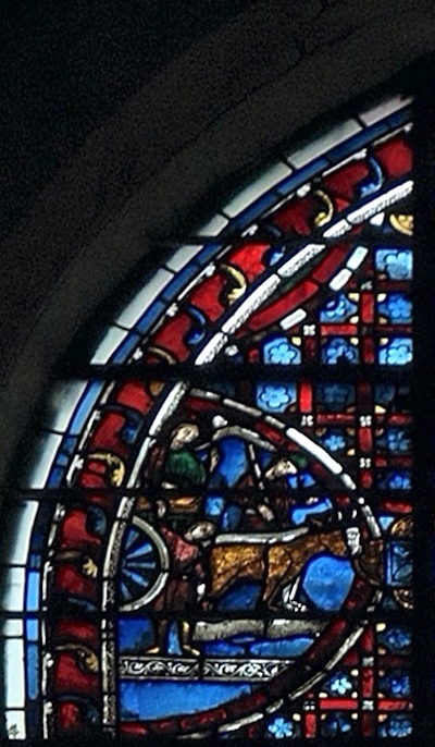 [16] Oza tué par l'arche d'Alliance<br>Cathédrale Saint Etienne - Auxerre 89