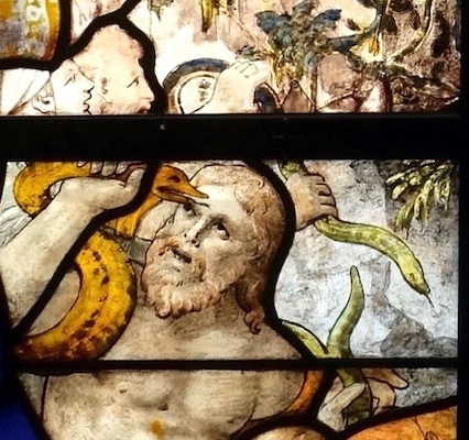 Moïse et le serpent d'airain<br>Eglise Saint Etienne du Mont - Paris (5)