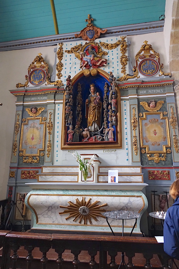 autel de la Vierge<br>Eglise Notre-Dame - Plourin lès Morlaix 29