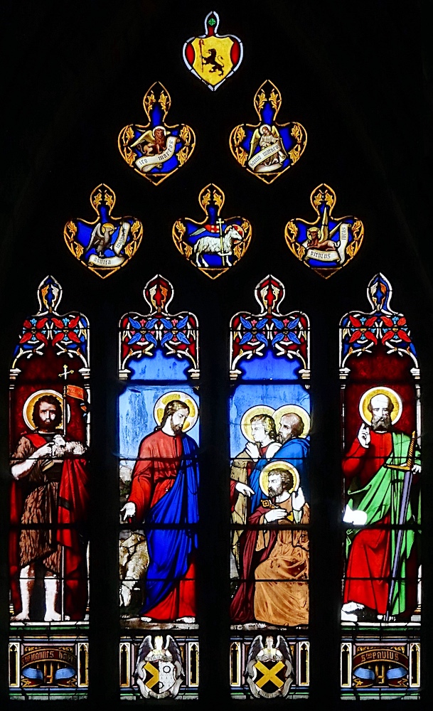St Jean-Baptiste, Jésus et les apôtres, St Pierre St Paul